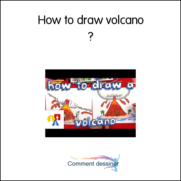 How to draw volcano